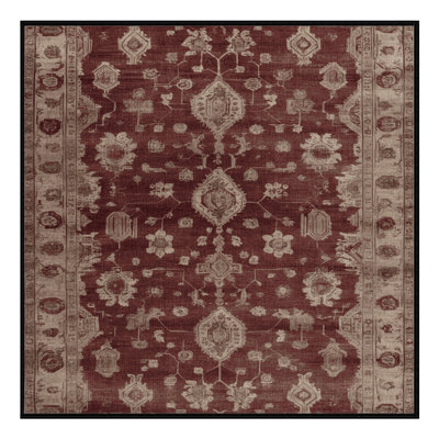 Machine Washable Overdyed Black Area Rug