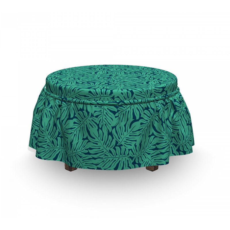 Box Cushion Ottoman Slipcover