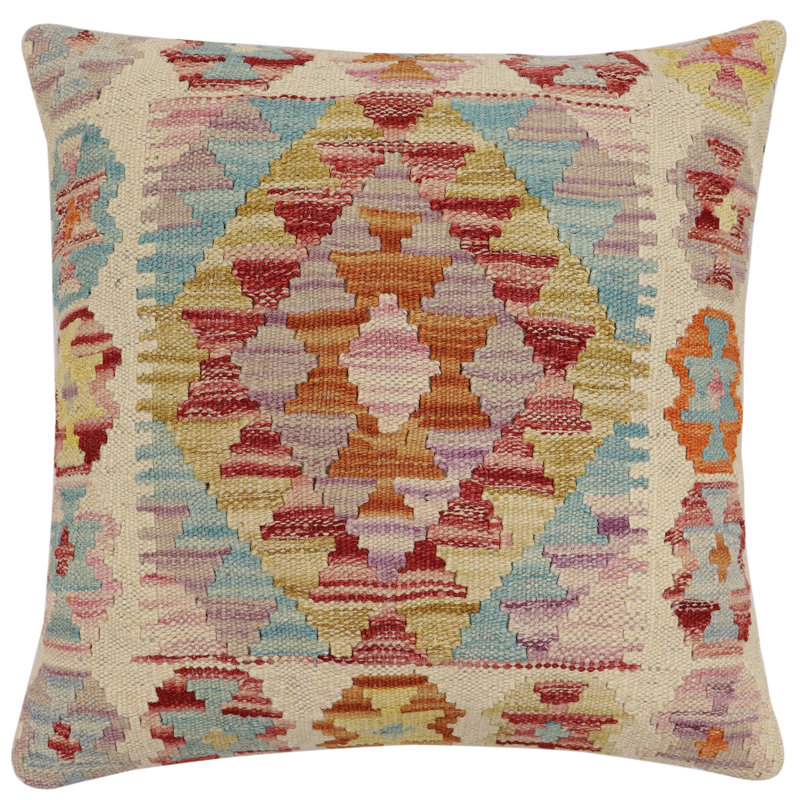 Housse et insert de coussin carré 100% laine