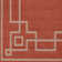 Amherst Machine Woven Geometric Rust Red Area Rug