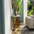 55 Inch White And Gold Console Table