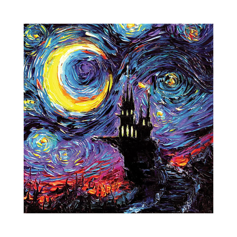 The Haunting Of Van Gogh by Aja Trier - Wrapped Canvas Print, 66.04 cm H x 66.04 cm W x 1.91 cm D