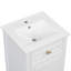 Meuble-lavabo de 20 po avec lavabo, pieds en bois massif, tablette réglable, tiroir inclinable, boutons en alliage de zinc, armoire autoportante moderne pour petite salle de bain-1312042080