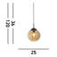 Beavercreek 1 - Light Black Single Pendant