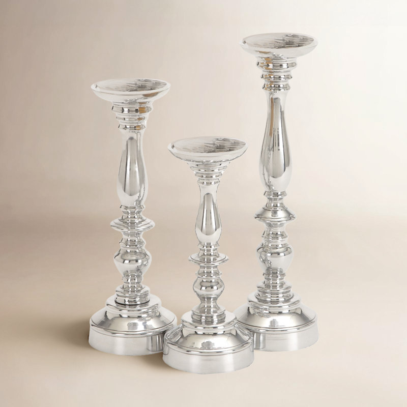 14'' H Metal Tabletop Candlestick