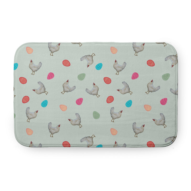 Tapis de bain Borka Funky Junky, L 21 po x L 34 po, Vert