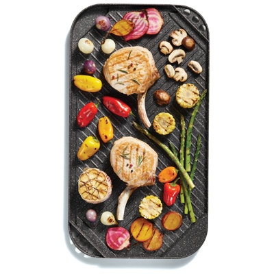 Gril réversible 10,6 po x 19,5 po The Rock par Starfrit