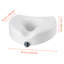 Raised Toilet Seat, 350 lbs Capacity, 5-Inch Lift Height, Commode Elevated Toilet Seat Riser with Enlarged Opening for Seniors, Elderly, Handicap, Disabled, Adults, Fits Elongated & Round Bowl
