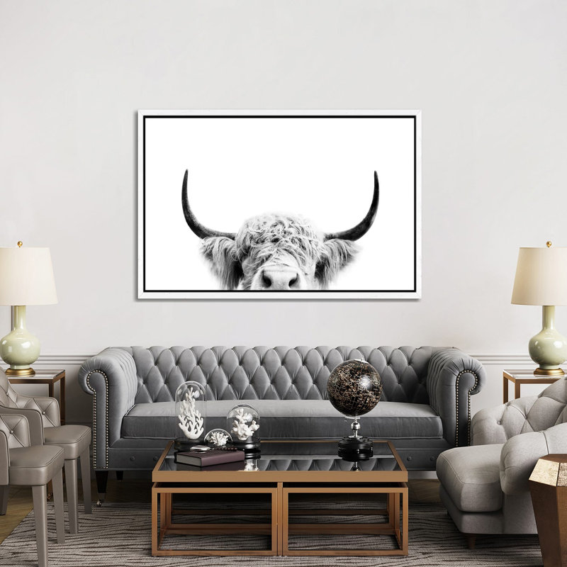 Sisi & Seb by Sisi & Seb - Floater Frame Gallery-Wrapped Canvas Giclée on Canvas, White, 101.6cm H x 152.4cm W