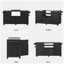 Îlot de cuisine d'extérieur K&K pour barbecue en bois massif 66,5 po-114814595