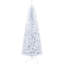 Arbre de Noël 7 pi avec sapin de Noël artificiel non éclairé avec branches réalistes, sapin de Noël avec 818 pointes, blanc-188846136-188846137