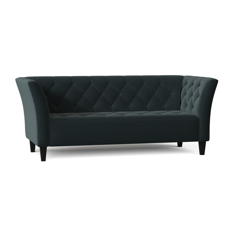 Carruth Upholstered 76'' Sofa, Napa Teal Chenille