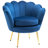  Modern Accent Chair Velvet Fabric Leisure Club Chair with Gold Legs-2073188410