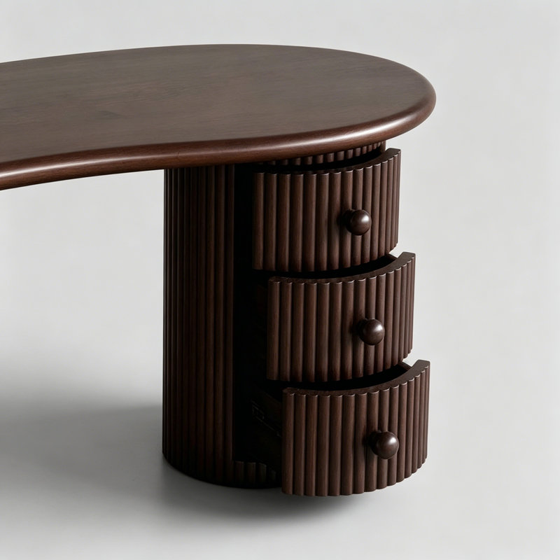 Console Mid-Century moderne, 29.5" H x 47.2" W x 23.6" D