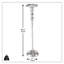Porte-bougie argent 20,75 po H