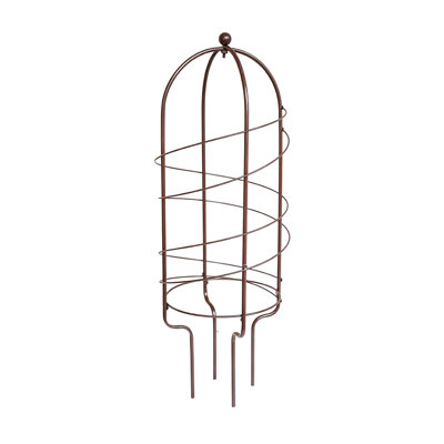 Outdoor Pot Plant Support Bronze H64cm D26cm