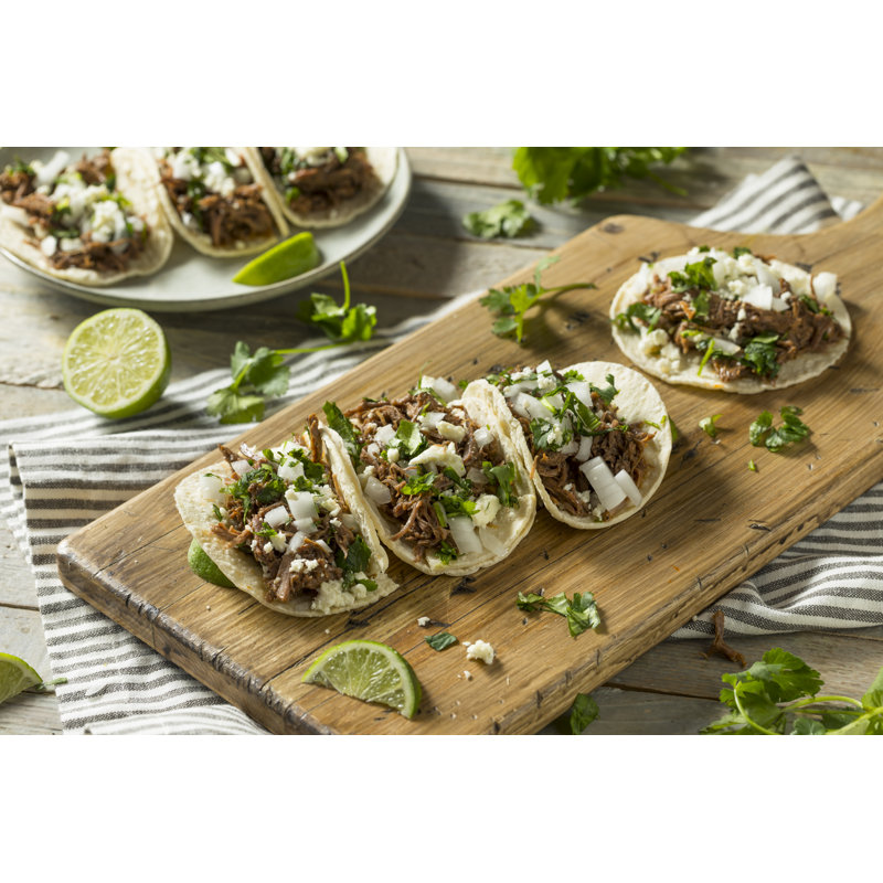 Beef Barbacoa Tacos by Bhofack2 - Wrapped Canvas Print, 30cm H x 46cm W x 3.8cm D