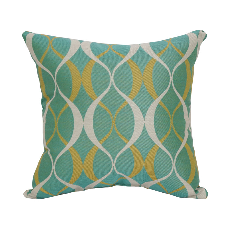 Housse et insert de coussin extérieur d'extérieur, Sarcelle