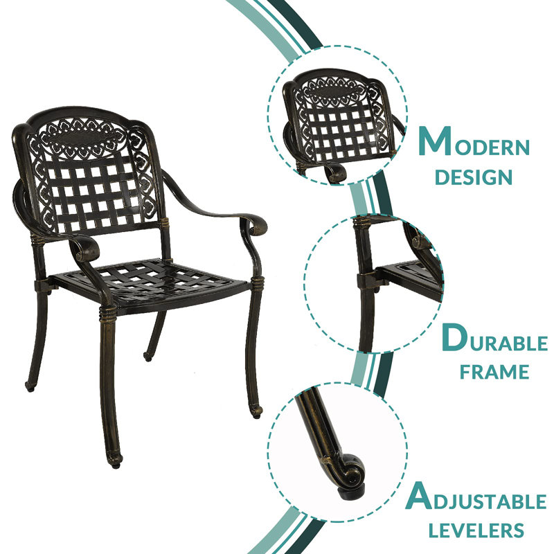 2 - Person Patio Dining Set with Round Table