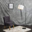 Domani 143cm Gloss Arched Floor Lamp-1689829493