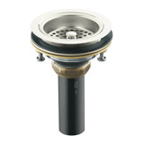Duostrainer Sink drain and strainer with tailpiece