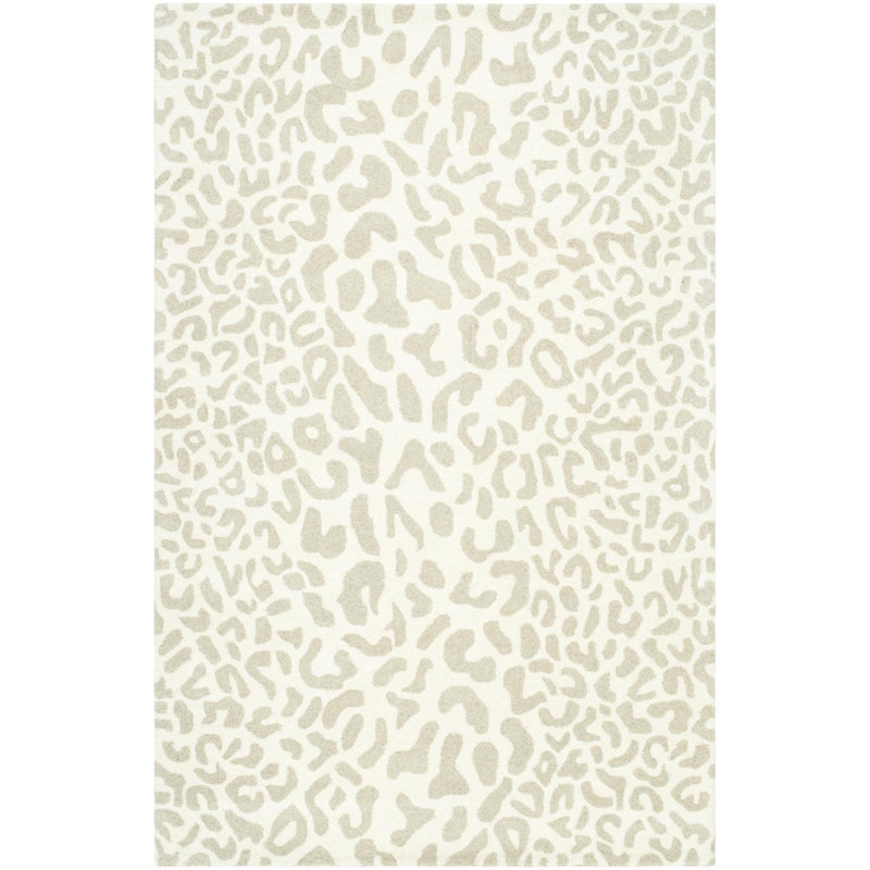 Bauwine Wool Animal Print Indoor Rug, Rectangle 9' x 12'