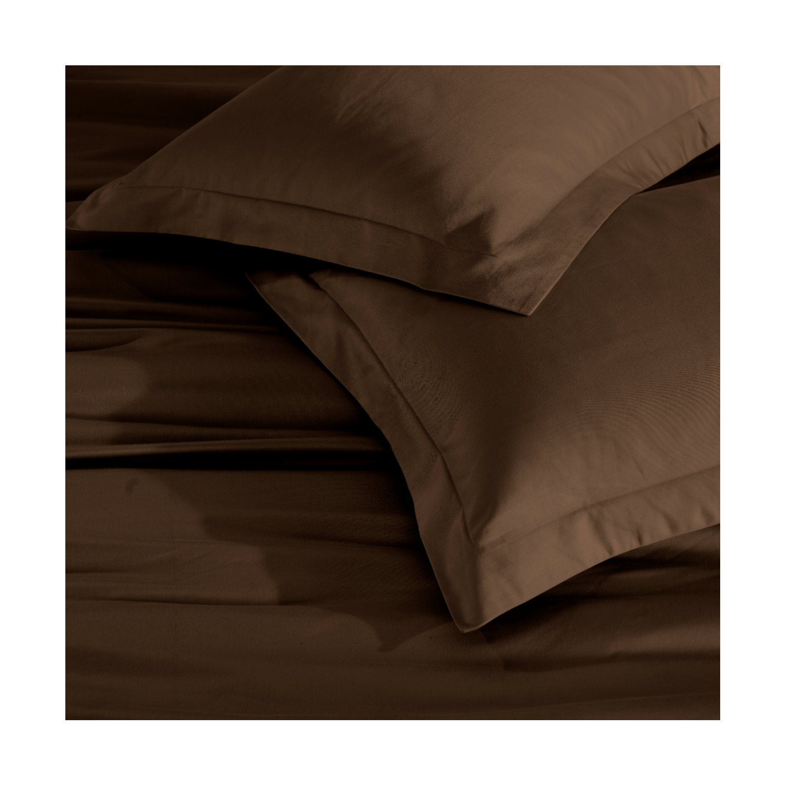 Duvet Cover Set, Chocolate, Full/Queen Duvet Cover + 2 Pillow Sham
