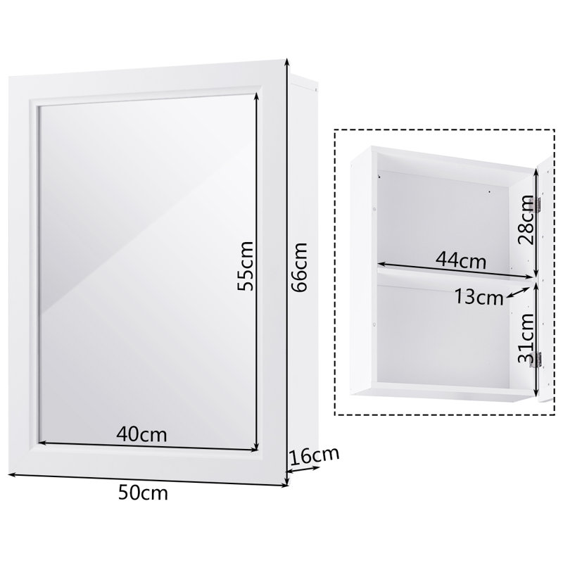 Adhafera Bathroom Storage Furniture Set, White