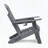 HDPE Folding All-Weather Adirondack Chair for Fire Pit and Patio