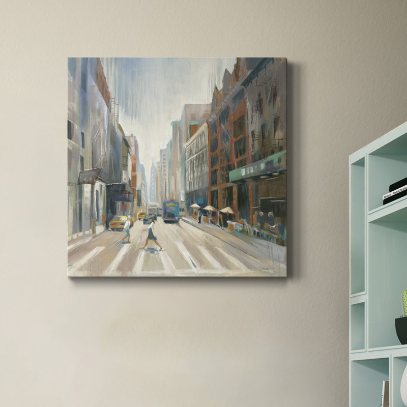 " City View ", 32" H x 32" W x 1" D