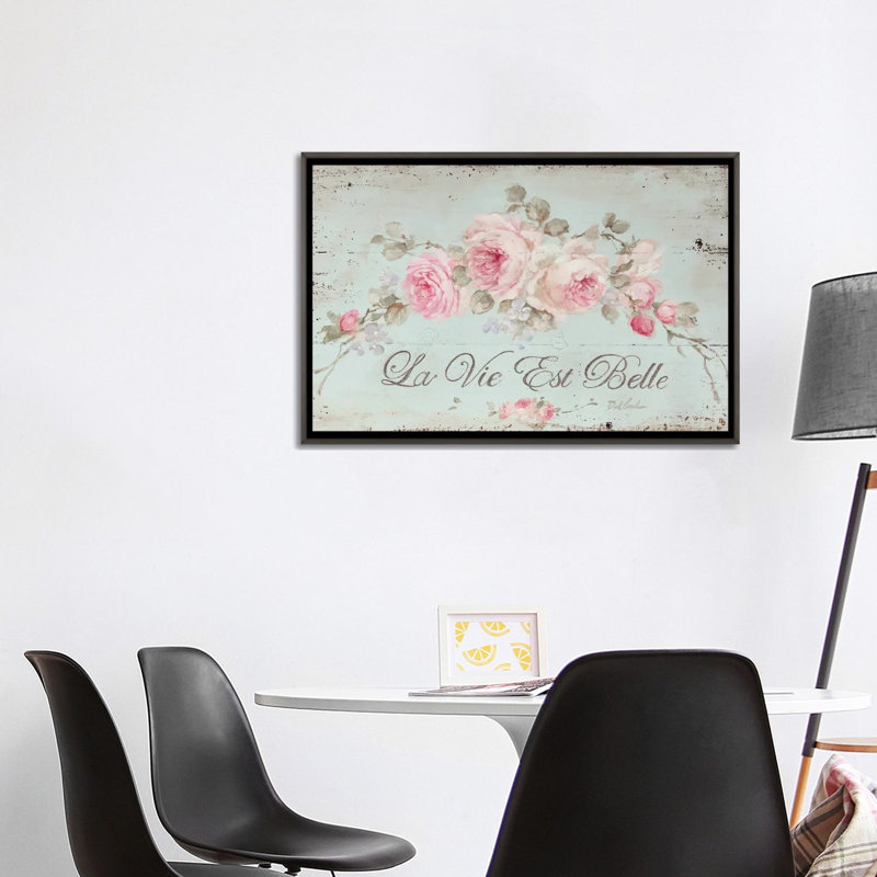 «Life Is Beautiful» par Debi Coules - impression sur papier, H 26 po x l 40 po x p 1,5 po