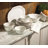 French Perle White 12-Piece Dinnerware Set