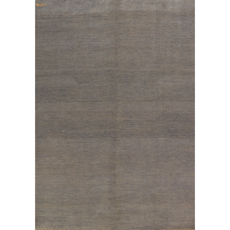 Modern Grey Gabbeh Oriental Area Rug 5x8