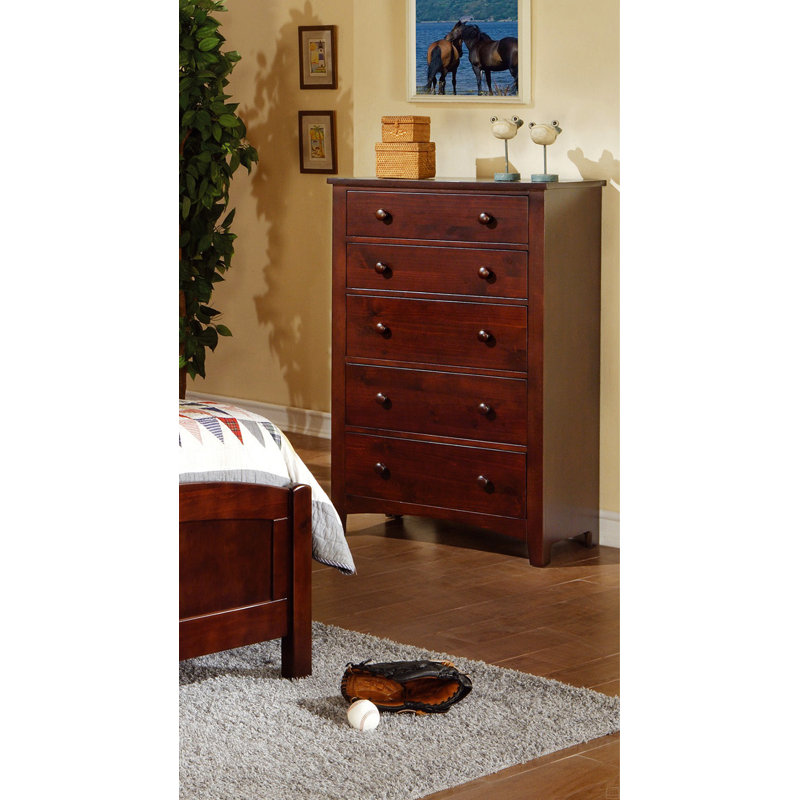 Commode moderne en placage de pin contreplaqué