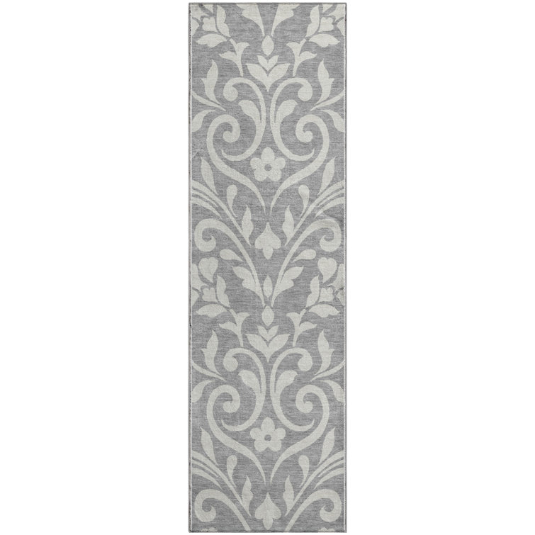 Premium Machine Washable Prisco Gray Rug