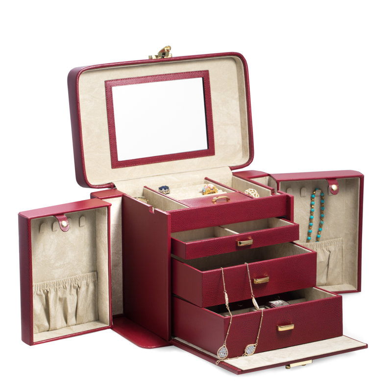 Boîte à bijoux, Rouge