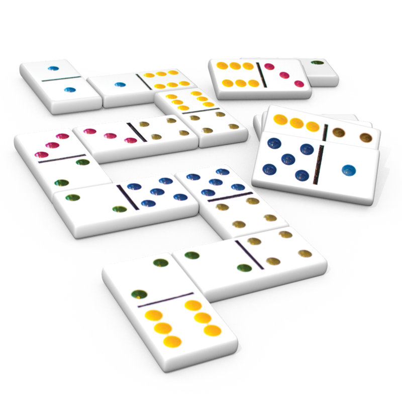Six Dot Dominoes