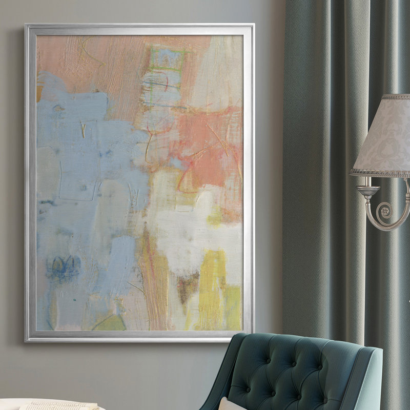 Cully I - reproduction d'art sur toile, Argent, H 30,5 po x l 22,5 po x P 1 po