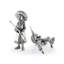 Ensemble salière et poivrière Western Frontier Pewter Cowboy and Cowgirl