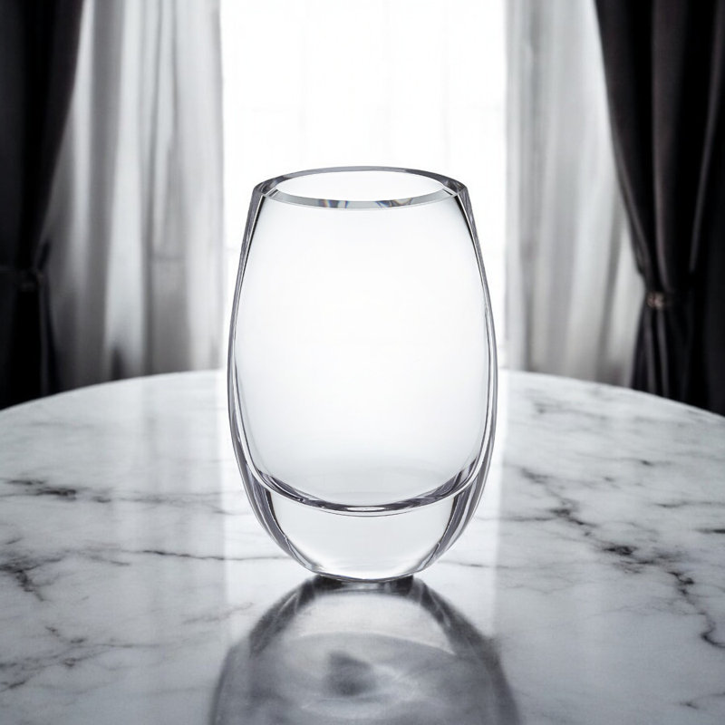 Crescendo Vase, Clear