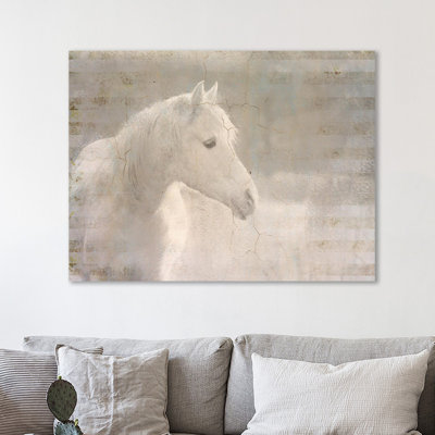 White Night Serenity by Kimberly Allen - Wrapped Canvas Print