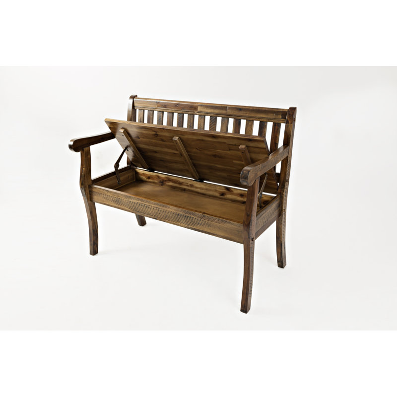 Banc de rangement Castile, Brun délavé