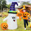 Adorable fantôme d'Halloween gonflable 5 pi avec citrouille