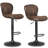Pascale Swivel Upholstered Adjustable Height Counter Stool