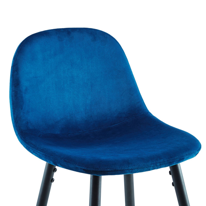Ensemble de tabourets de bar, tabouret de bar en velours de 30 po de hauteur avec dossier, pieds en métal robustes et repose-pieds, assemblage facile, tabouret de bar