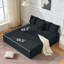 Canapé modulaire de 106 po, canapé modulaire en L en forme de L avec assise profonde, canapé moderne en velours sans os avec méridienne mobile et 5 coussins, canapé compressé pour le salon, aucun assemblage requis, noir-828962407