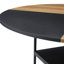 Ensemble de salle à manger moderne avec un design épissé et un rangement double couche, jumelé à des chaises de salle à manger confortables pour une expérience de repas à la maison élégante.-220974951