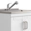 Armoire de buanderie avec robinet et évier en acier inoxydable-800639638