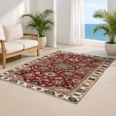 Persian Brown Indoor and Outdoor Area Rug