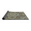 Tapis vert à motif floral-1080217134